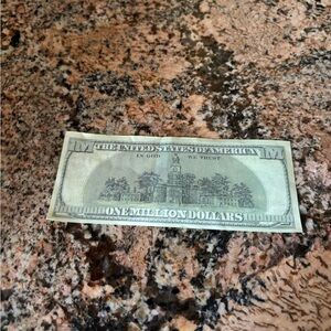 Novelty One Million Dollar Bill